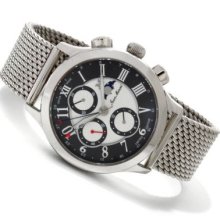Jean Marcel Men's Semper Limited Edition Swiss Made Automatic Stainless Steel Bracelet Watch