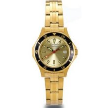 Jefferson Ladies` Gold-tone Stainless Steel Bracelet Watch