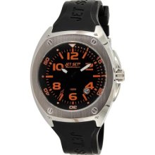 Jet Set Martinique Men's Watch with Black / Orange Dial