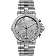 Joe Rodeo Phantom 2.25ct Diamond Steel Men's Watch JPTM14