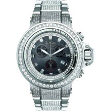 Joe Rodeo Razor 22.00ct Diamond Steel Men's Watch JROR-9