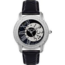 Joe Rodeo Unisex Beverly Steel Diamond Watch (Joe Rodeo Beverly black face)