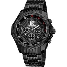 Joshua & Sons Men's Large Dial Quartz Chronograph Bracelet Watch