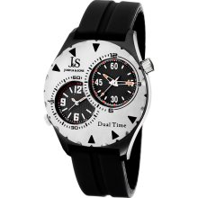Joshua & Sons Men's Dual Time Quartz Watch