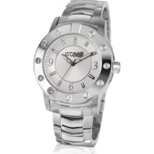 Just Cavalli Designer Men's Watches, Crystal Gent - Stainless Steel Dial Watch