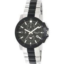 Kenneth Cole Mens Dress Sport Chrono Black Dial Stainless KC9099