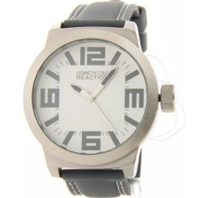 Kenneth Cole Reaction Men's Oversized Grey Silicone Field Watch R ...