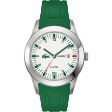 Lacoste Advantage Green Silicone Mens Watch 2010626