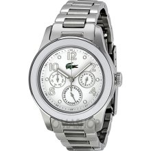Lacoste Advantage Multfunction Dial Stainless Steel Ladies Watch ...