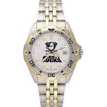 Ladies Anaheim Ducks Watch - Stainless Steel All Star