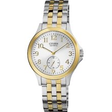 Ladies Citizen Quartz Classic Two Tone Stainless Casual Dress Watch Eq9054-56a