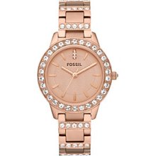 Ladies' Jesse Rose Gold-Tone Stainless Steel Watch with Crystal Accents