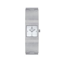 Ladies Kremena Palladium-pltd White Swiss 16x52mm Bangle Watch