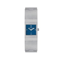 Ladies Kremena Palladium-pltd Blue Swiss 16x52mm Bangle Watch