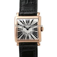 Ladies Large Franck Muller Master Square Pink Gold 6002MQZR Watch