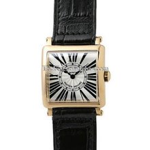 Ladies Medium Franck Muller Master Square Yellow Gold 6002LQZR Watch