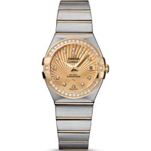 Ladies Omega Constellation Chronometer 123.25.27.20.58.001 Watch