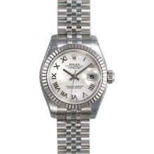 Ladies ROLEX Oyster Watch Perpetual Datejust White