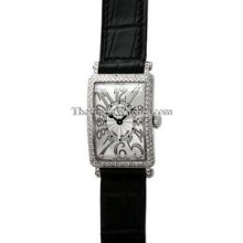 Ladies Small Franck Muller Long Island Steel 902QZRELD Watch