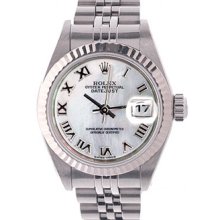 Ladies Used Rolex Datejust Watch 79174 Mother-Of-Pearl Dial