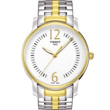 Lady Round QuartzWatch - Silver Dial With Two-tone Bracelet