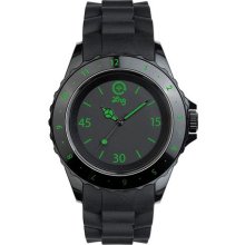 LRG Longitude Watch - Black/Green/Black