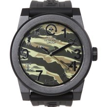 Lrg Men Icon Tiger Camo Watch Black