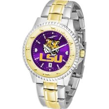 LSU Tigers Competitor Purple AnoChrome Two-Tone Steel Watch