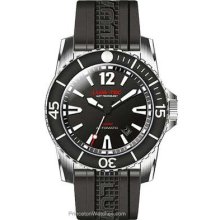 Lum-Tec Mens 300M Automatic Dive Watch Black Dial Luminous 300M-1