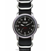 Lum-Tec Mens Combat Automatic Stainless Steel Black Dial B12