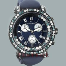 Luxury Benny Watches: Mens Floating Diamond Watch 7.50ct