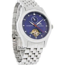 Magnus Santiago Mens Blue Automatic Watch M107mss31