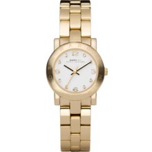 Marc by Marc Jacobs Watch, Womens Mini Amy Gold-Tone Stainless Steel B