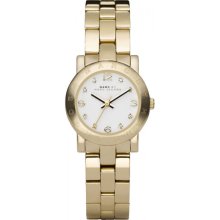 Marc by Marc Jacobs Mini Amy Gold Tone Stainless Steel Bracelet Womans Watch MBM3057