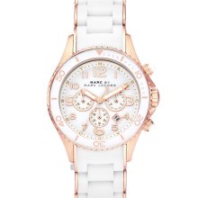 MARC by Marc Jacobs 'Rock' Chronograph Silicone Bracelet Watch