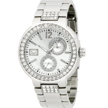 Marc Ecko E13580G1 Cool Chronograph Silver-Tone Bracelet Men's Watch