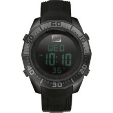 Marc Ecko The Equation Digital Black Resin Strap Watch