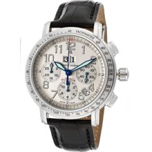 Maurice Lacroix Masterpiece Flyback Automatic Chrono Watch in Silver &