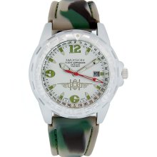 Maxson Flight Commander Datejust Mens Camouflage Watch