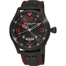 Men's 141A.335564 Leisure Eagle Brigade Swiss Quartz Date Black