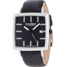 Men's 6K380UN1 Compact W Square Black Leather