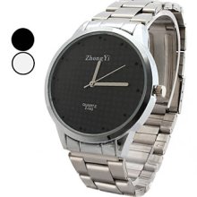 Men's Alloy Analog Quartz Watch Fashionable (Black)