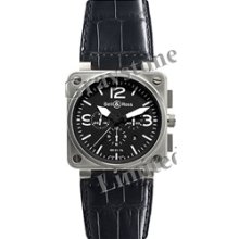 Men's Bell & Ross Instrument BR01-94 Steel Automatic Watch - BR01-94_StBlkA