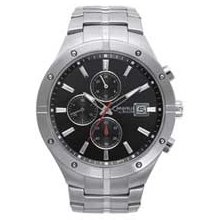 Men's Caravelle by Bulova Chronograph Stainless Steel Watch (Model: