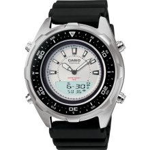 Men's casio solar power diver's watch amws320-7av