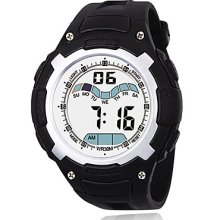 Men's Chronograph And Water PU Resistant Digital Automatic Sport Watches