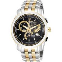 Men's Citizen Eco-Drive Calibre 8700 Perpetual Calendar Two-Tone Bracelet Watch (Model: BL8004-53E) citizen