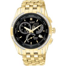 Mens Citizen Eco Drive Calibre 8700 Watch in Stainless Steel Gold Tone (BL8042-54E)
