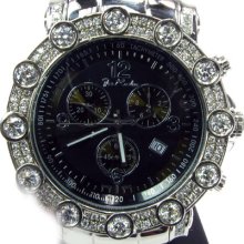 Mens Diamond Joe Rodeo Solitare Junior Round Cut H Color 6.50ct