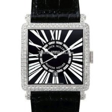 Mens Franck Muller Master Square Steel Diamond 6000HSCDTRD Watch